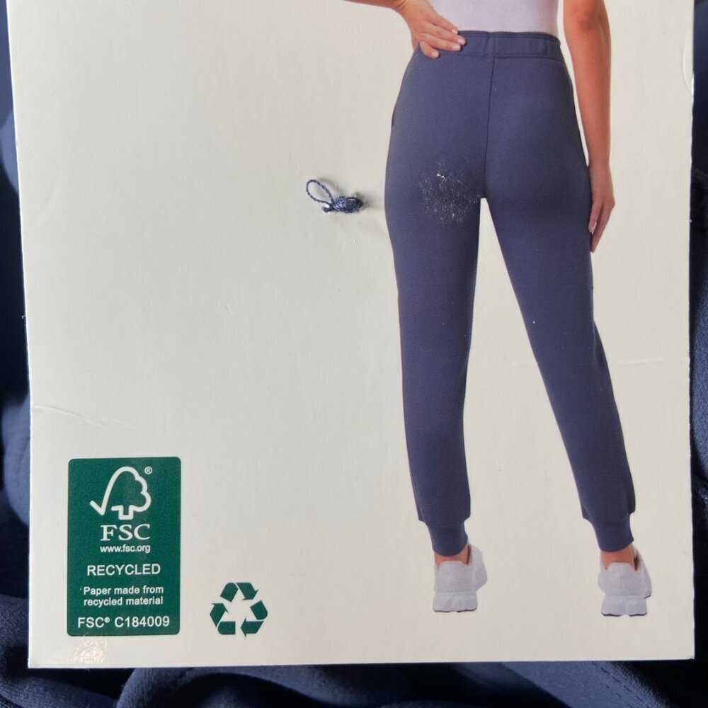 32 Degrees Heat Jogger Pants XL Blue Zipper Pocket NWT - Picture 2 of 2